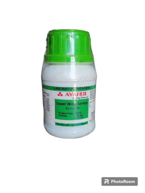 Copper Metal Turning PURE 100GM MAKE AVARICE