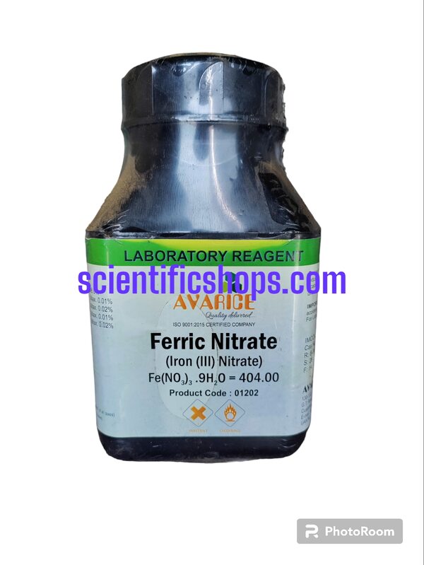 Ferric Nitrate 500GM LR MAKE AVARICE