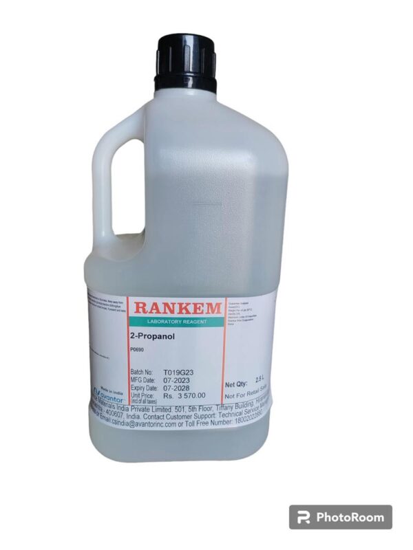 RANKEM IsoPropyl Alcohol 2 Propanol IPA LR 2.5 LTR