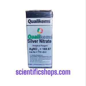 QUALIKEMS Silver Nitrate 10 GM CAS 7761-88-8