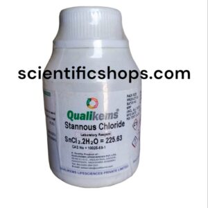 QUALIKEMS Stannous Chloride LR 100 GM CAS 7772-99-8