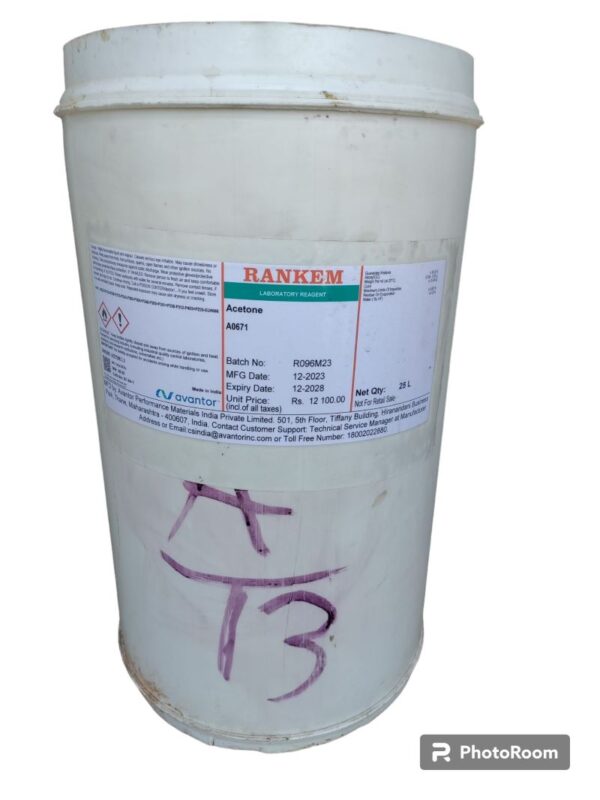 RANKEM Acetone 25 LTR