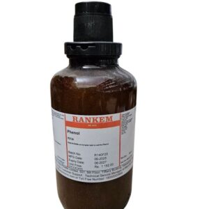 RANKEM Phenol Carbolic Acid 500gm white crystals 99.9% CAS NO 108-95-2