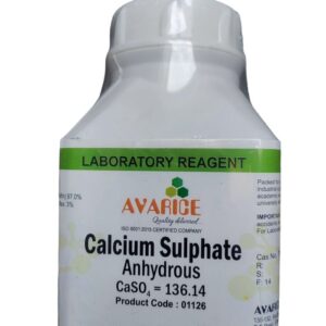 AVARICE Calcium Sulphate Anhydrous LR 500gm CAS NO 7778-18-9