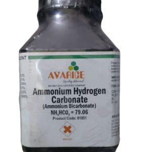 AVARICE 1066-33-7 Ammonium Hydrogen Carbonate 500GM (Ammonium Bicarbonate) Assay (acidimetric) 98.5%