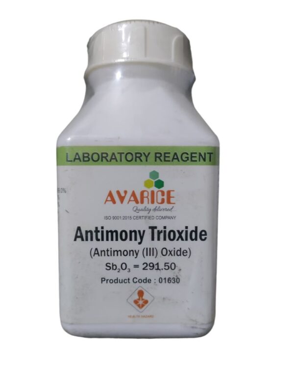 AVARICE Antimony Trioxide Pure 500gm Assay (Iodimetric) 99.0% CAS NO 1309-64-4