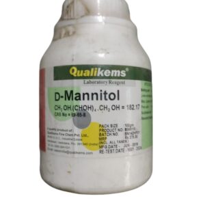 QUALIKEMS D-Mannitol Pure 100gm CAS NO 69-65-8