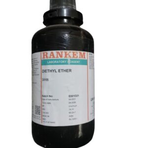 RANKEM Diethyl Ether Assay (GC) 99.5% 500ml (Solvent Ether, Ethyl Ether) CAS NO 60-29-7