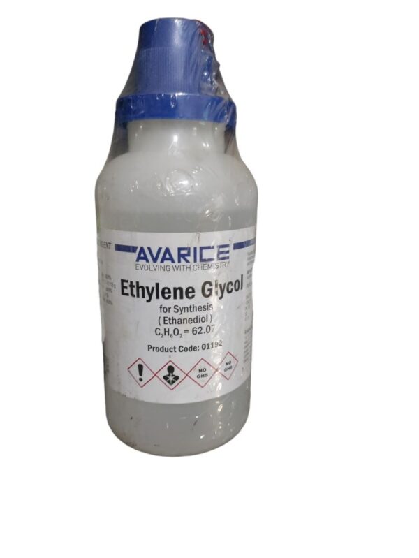AVARICE Ethylene Glycol (Ethanediol) 500ml for Synthesis Assay (GC) 99.0%CAS NO 107-21-1
