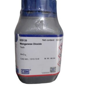 CDH Manganese Dioxide Technical 500gm Assay (Iodometric) 75.0-85.0% CAS NO 1313-13-9