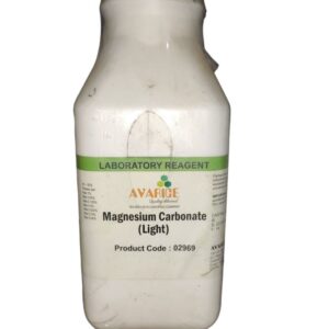 AVARICE Magnesium Carbonate Basic Light 250gm Assay (As Mg; Complexometric) 24.0% CAS NO 39409-82-0