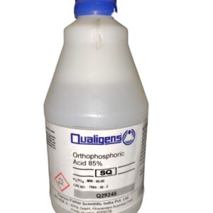QUALIGENS ortho Phosphoric Acid (Phosphoric Acid) 500ml Assay (acidimetric ) Abt. 85.0% CAS NO 7664-38-2