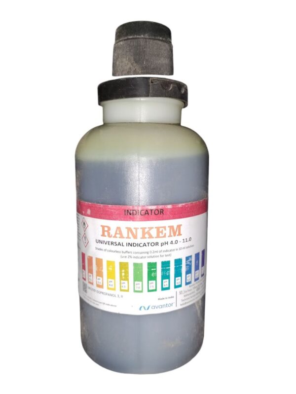 RANKEM UNIVERSAL INDICATOR PH 4.0 TO 11.0 500ML