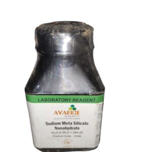 AVARICE Sodium Meta Silicate Nonahydrate 500gm Assay Abt. 95.0% CAS NO 13517-24-3