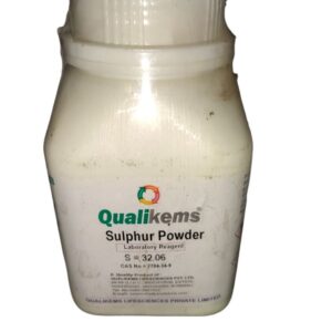 QUALIKEMS Sulphur Powder 500gm Assay 98.0% CAS NO 7704-34-9