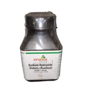 AVARICE Sodium Hydroxide Pellets Purified 500gm Assay (Acidimetric) 97.0% CAS NO 1310-73-2