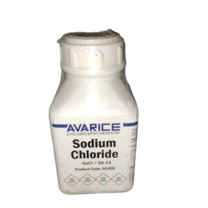 AVARICE Sodium Chloride 500gm Assay (Argentometric after ignition) 99.5% CAS NO 7647-14-5