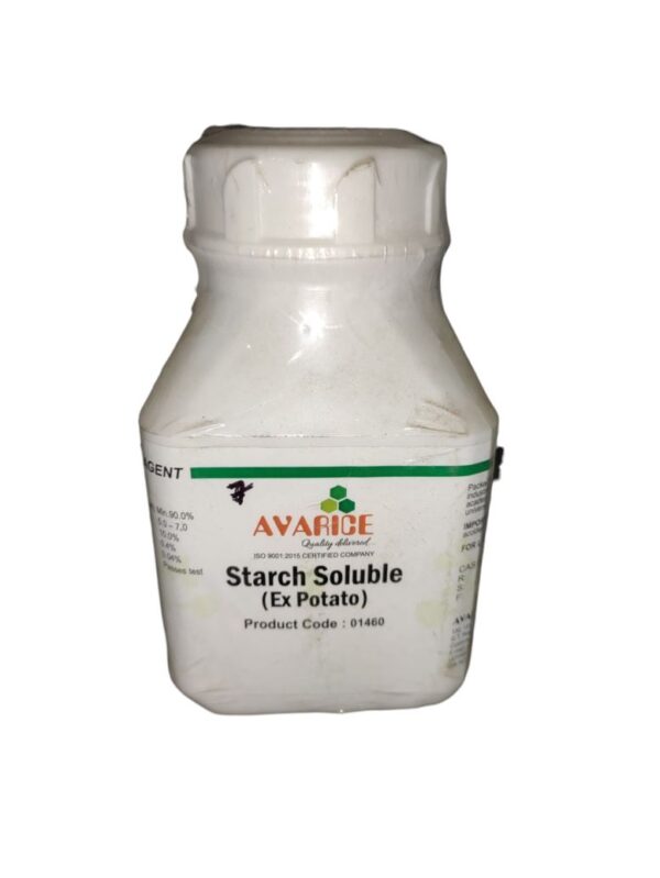 AVARICE Starch Soluble (Ex Potato) 500gm CAS NO 9005-25-8