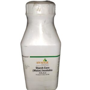 AVARICE Starch Corn (Maize) Insoluble 500gm CAS NO 9005-25-8