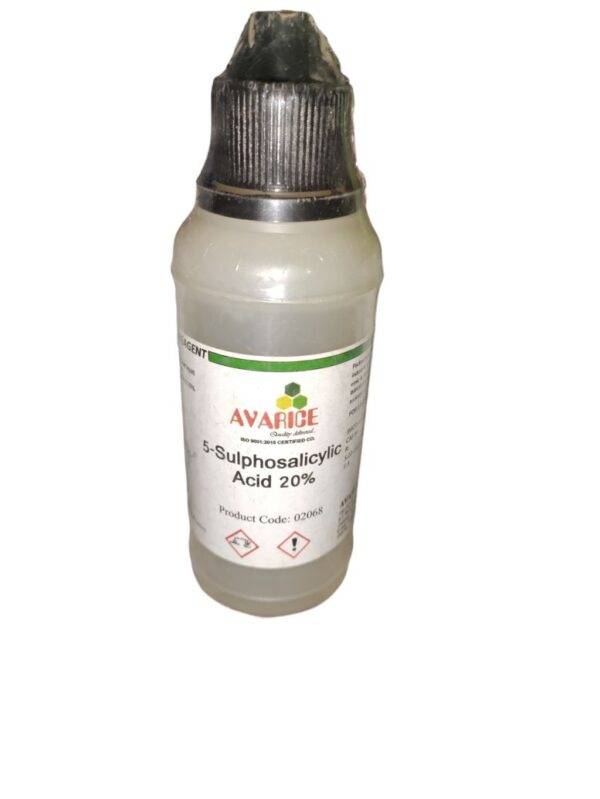 AVARICE 5-Sulphosalicylic Acid 20% 125ml