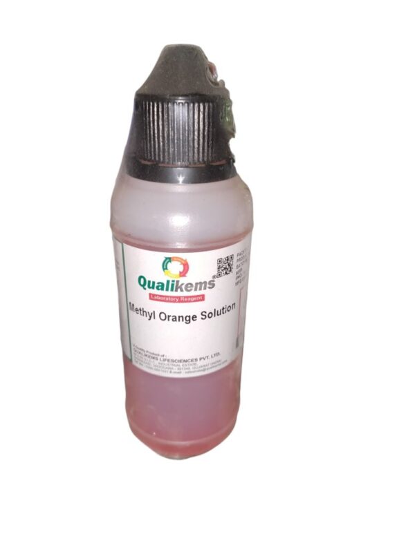 QUALIKEMS Methyl Orange Indicator Solution 125ml