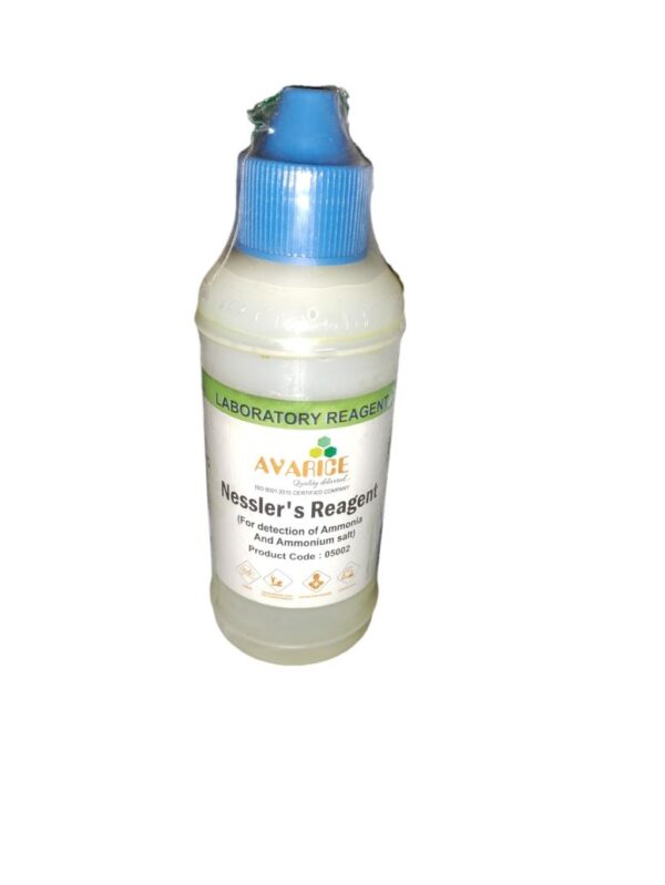 AVARICE Nessler's Reagent (For detection of Ammonia and Ammonium salt) 100ml