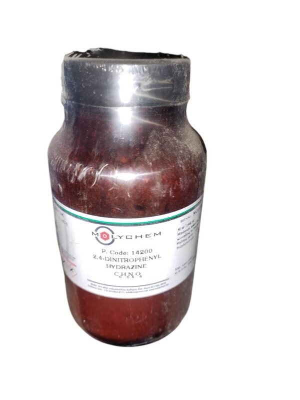 MOLYCHEM 2,4-Dinitro Phenyl Hydrazine 100gm Assay (HPLC) 98.0%