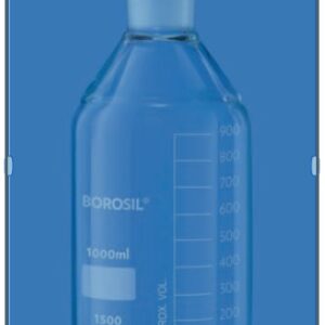 BOROSIL 1500 REAGENT BOTTLES Narrow Mouth With I/C Glass Stopper