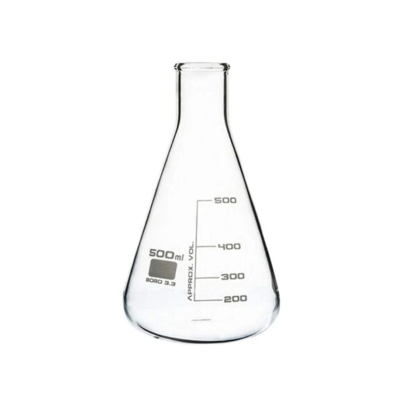 Borosilicate CONICAL FLASK 500ML Glass