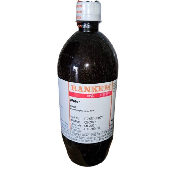 RANKEM W0020 Water HPLC Grade 1000ML
