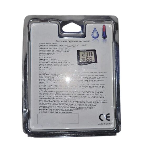 HTC-1 Temperature Humidity Meter Digital Hygrometer (Temp range -10C to +50C) (Humidity range 20% to 99% RH ) - Image 2