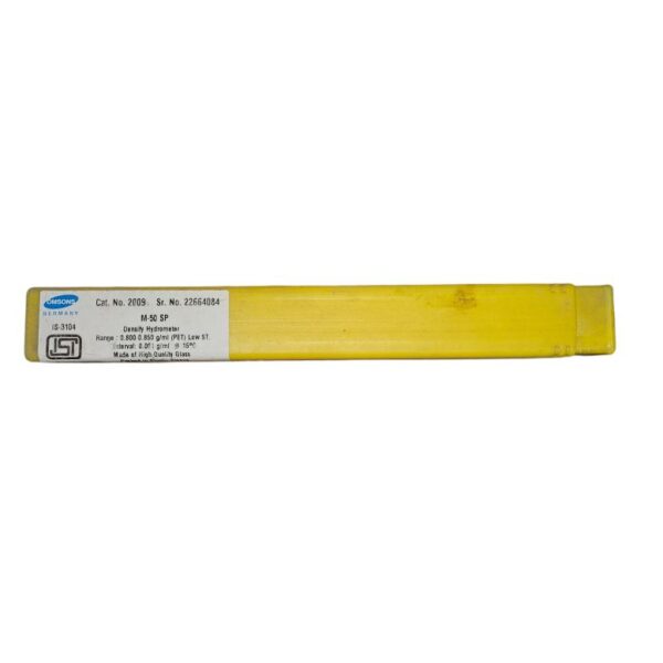 OMSONS Density Hydrometer Range 0.800 -0.850 g/ml made of high quality Glass