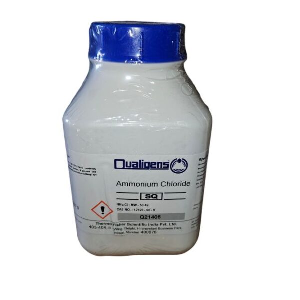 QUALIGENS Q21405 Ammonium Chloride SQ 500GM