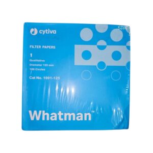 WHATMAN No 1 Filter Papers Qualitative 100 Circles Diameter 125mm CAT No 1001-125