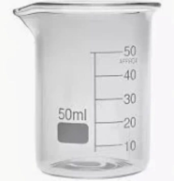 BEAKER Graduated 50 ML Borosilicate Glass