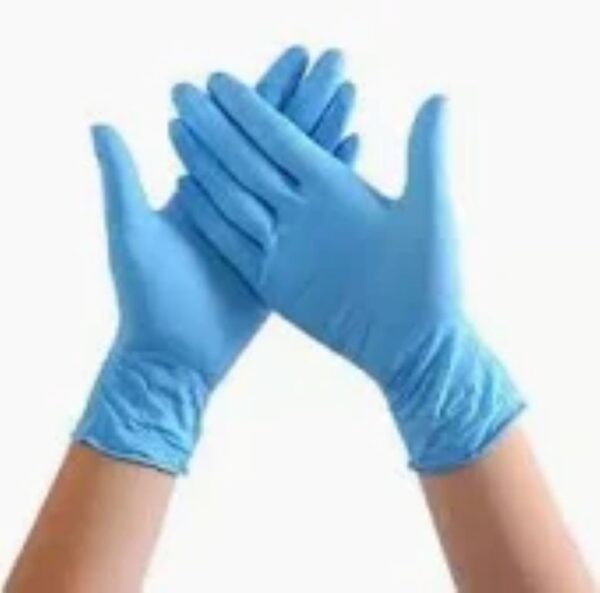 Nitrile Gloves 100pc Latex Free Non Sterile ISO Certified (Size Medium )