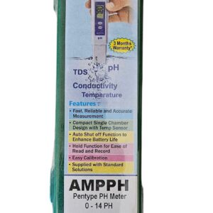 AQUASOL PH Meter Digital Pen Type 0- 14 pH