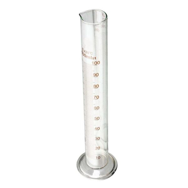 Borosilicate MEASURING CYLINDER (ROUND BASE) 100 ML