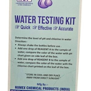 Water Testing Kit (Sufficient 100 Test Approx) For PH Level And Chlorine In Water