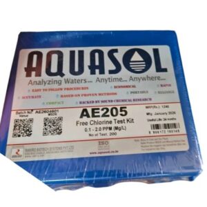 AQUASOL Free Chlorine Test Kit (200 Test) AE205