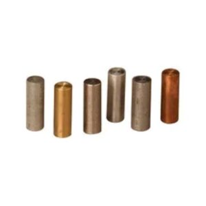 CYLINDER METAL SET (Set of 6 different metals) SOLID,Approx 38x12mm