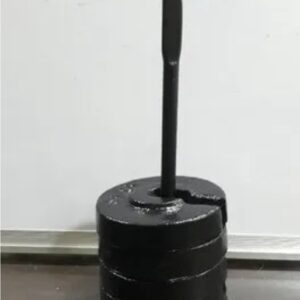 Slotted Weight Set 2.5 Kg (500gmx5) With Heavy Cast Iron Hanger And Removable Weights For Laboratory - General Use Export Quality