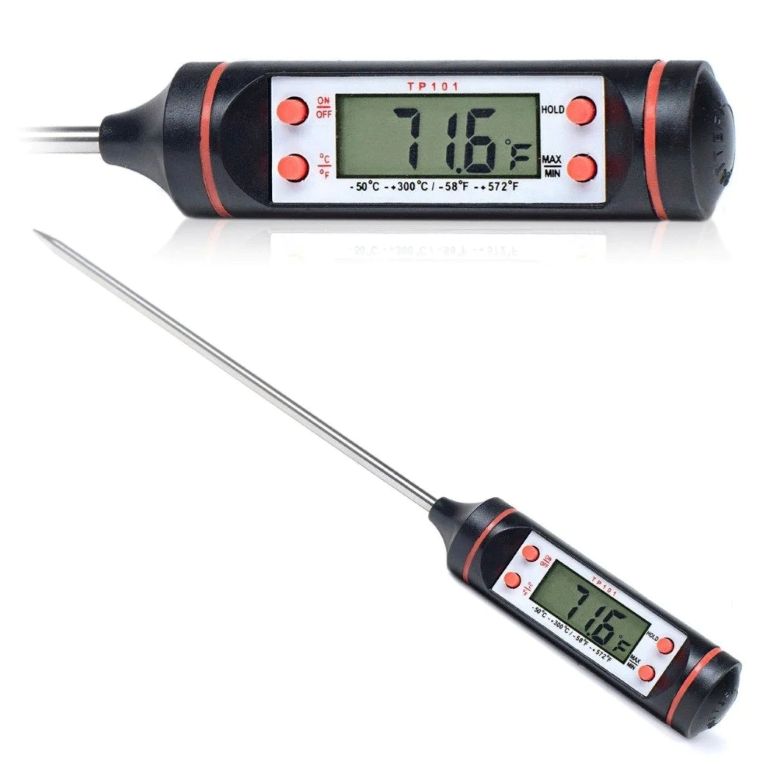 Digital Food Thermometer With Lcd Display