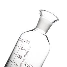 Borosilicate REAGENT BOTTLE NERROW MOUTH, I/C STOPPER 250 ML