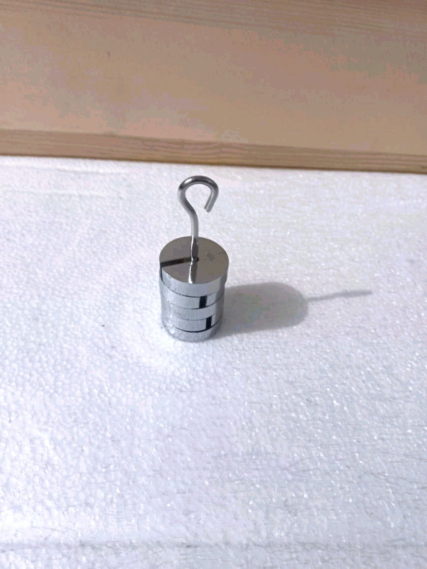 Slotted Weight 50gm ×5 Chrome Plated for Laboratory