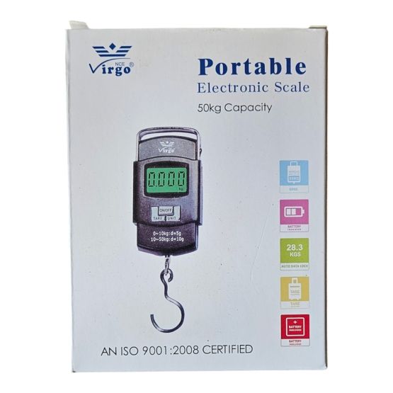 VIRGO 50 Kg Electronic Balance Digital Postal Weight Scale Hanging Hook