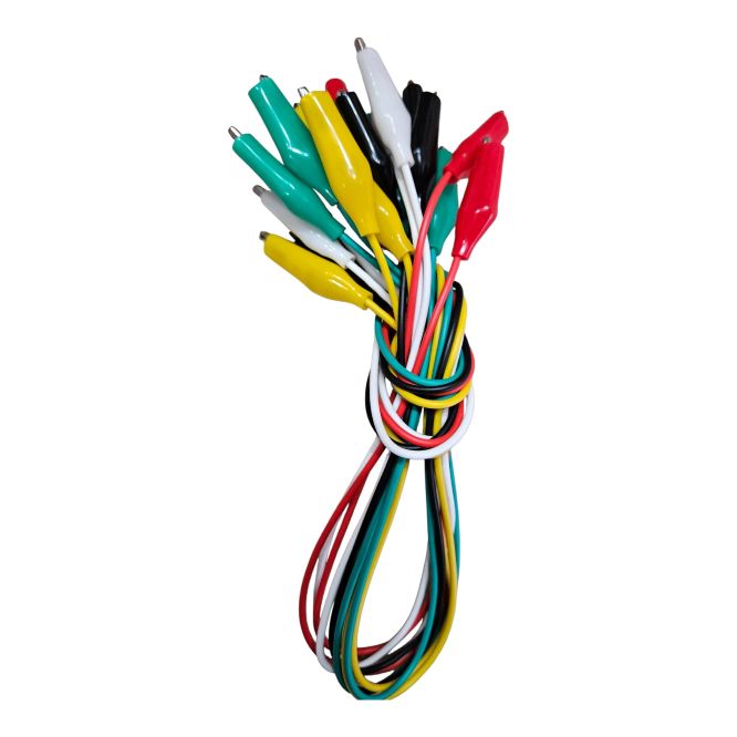 Alligator Clip Crocodile Clamps (Pack Of 10pc) Diffrent colour