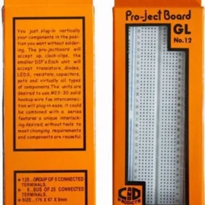 Breadboard Solderless GL No.12– 830 Points Long Size Project Board