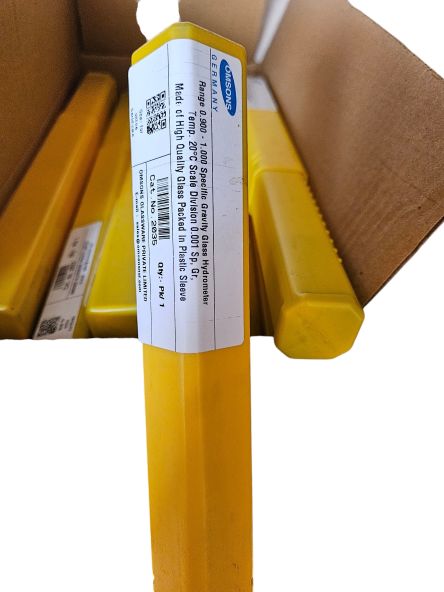 OMSONS Density Hydrometer Range 0.900 -1.000 g/ml made of high quality Glass