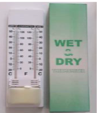 Wet and Dry Thermometer